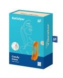 SATISFYER - VIBRATORE DA DITO CANDY CANE NERO SATISFYER - VIBRATORE DA DITO CANDY CANE NERO