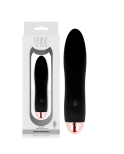 DOLCE VITA - VIBRATORE RICARICABILE QUATTRO NERO A 7 VELOCITÀ DOLCE VITA - VIBRATORE RICARICABILE QUATTRO NERO A 7 VELOCITÀ