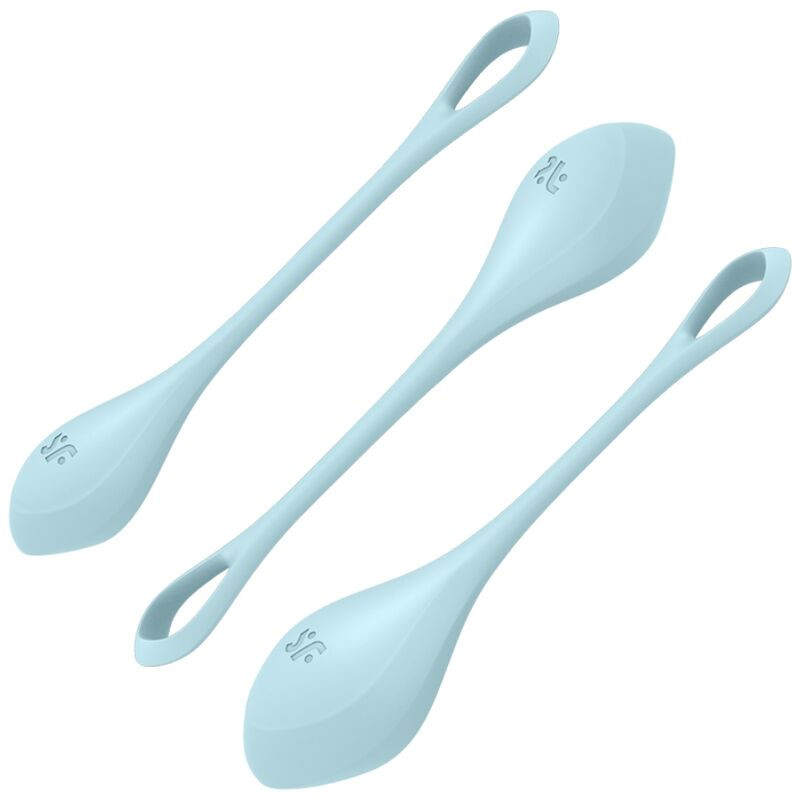 SATISFYER - SET DA ALLENAMENTO YONI POWER 2 BLU SATISFYER - SET DA ALLENAMENTO YONI POWER 2 BLU