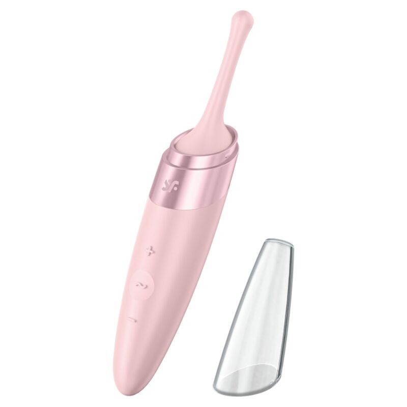 SATISFYER - VIBRATORE TWIRLING DELIGHT CLIT TIP ROSA SATISFYER - VIBRATORE TWIRLING DELIGHT CLIT TIP ROSA