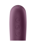 SATISFYER - VIBRATORE DUAL KISS AIR PULSE ROSSO VINO SATISFYER - VIBRATORE DUAL KISS AIR PULSE ROSSO VINO