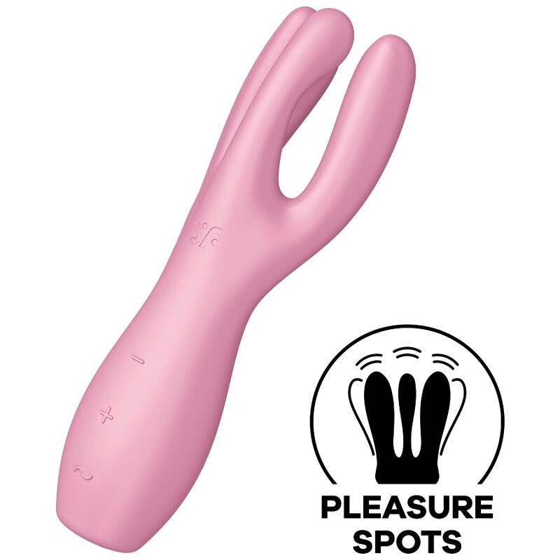 SATISFYER - VIBRATORE THREESOME 3 MENTA SATISFYER - VIBRATORE THREESOME 3 MENTA