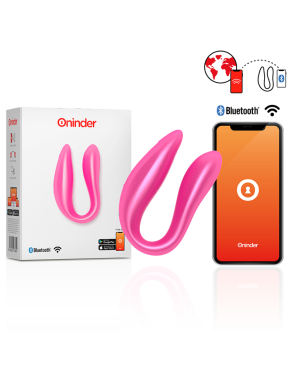 ONINDER - STIMOLATORE DEL PUNTO G E DEL CLITORALE LISBOA NERO - APP GRATUITA