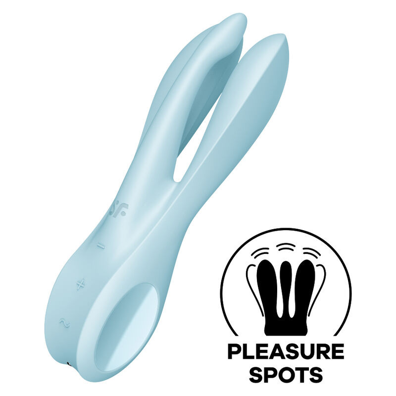 SATISFYER - THREESOME 1 VIBRATORE ROSA SATISFYER - THREESOME 1 VIBRATORE ROSA