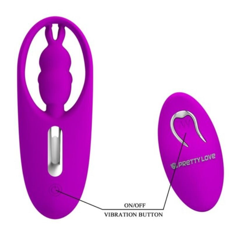 PRETTY LOVE - STIMOLATORE PER MUTANDINE CON TELECOMANDO WILD RABBIT LILLA PRETTY LOVE - STIMOLATORE PER MUTANDINE CON TELECOMANDO WILD RABBIT LILLA