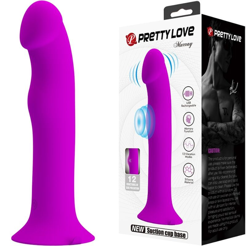 PRETTY LOVE - VIBRATORE MURRAY E STIMOLATORE DEL PUNTO G VIOLA PRETTY LOVE - VIBRATORE MURRAY E STIMOLATORE DEL PUNTO G VIOLA