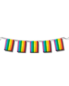PRIDE - LGBT FLAG STRIP 10 METERS.