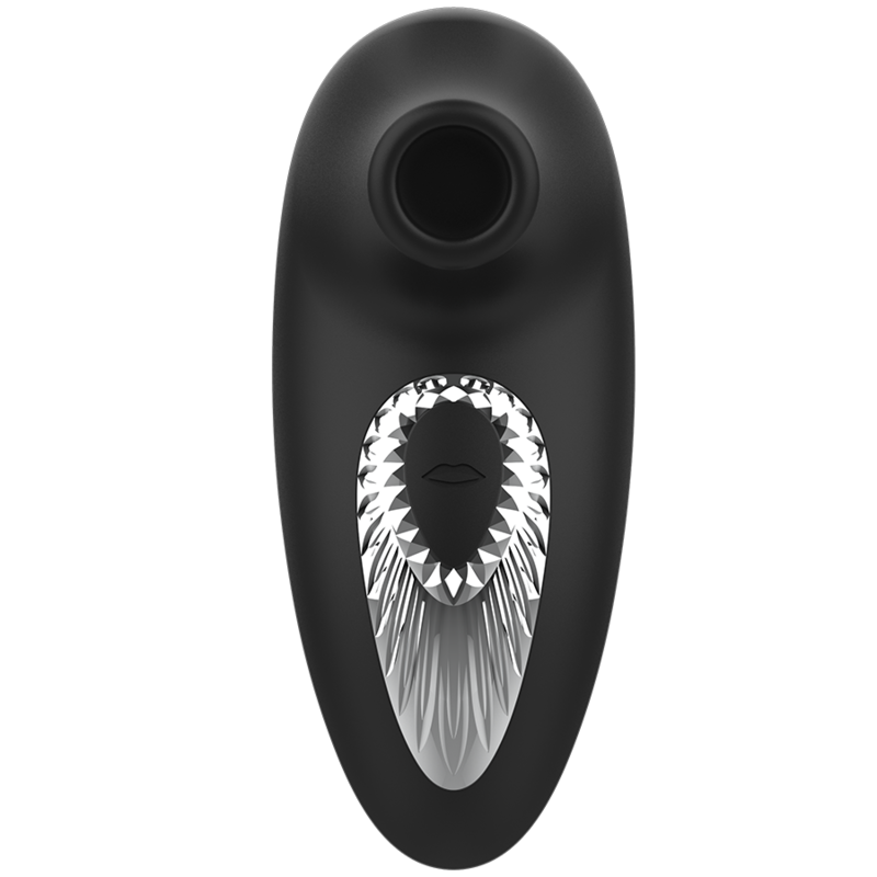 BLACKSILVER - DRAKE DELUXE SUCKING VIBE RICARICABILE IN SILICONE NERO BLACKSILVER - DRAKE DELUXE SUCKING VIBE RICARICABILE IN SILICONE NERO