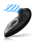 BLACKSILVER - DRAKE DELUXE SUCKING VIBE RICARICABILE IN SILICONE NERO BLACKSILVER - DRAKE DELUXE SUCKING VIBE RICARICABILE IN SILICONE NERO