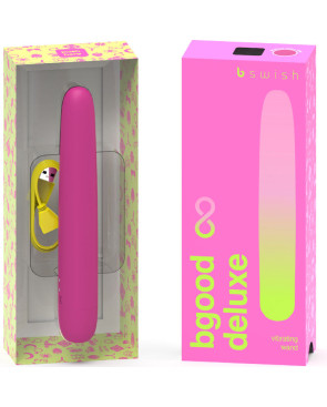 B SWISH - BGOOD INFINITE DELUXE VIBRATORE RICARICABILE IN SILICONE ROSA