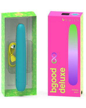 B SWISH - BGOOD INFINITE DELUXE VIBRATORE RICARICABILE IN SILICONE BLU
