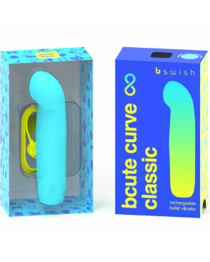B SWISH - BCUTE CURVE INFINITE CLASSIC VIBRATORE RICARICABILE IN SILICONE BLU