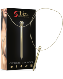 IBIZA - STIMOLATORE CLIT POCKET COLLANA CARICATORE USB 12 MODALIT DI VIBRAZIONE DORATO 12,2 X 1,5 IBIZA - STIMOLATORE CLIT POCKET COLLANA CARICATORE USB 12 MODALIT DI VIBRAZIONE DORATO 12,2 X 1,5