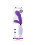 CLASSIX - VIBRATORE RABBIT G-SPOT IN SILICONE VIOLA CLASSIX - VIBRATORE RABBIT G-SPOT IN SILICONE VIOLA
