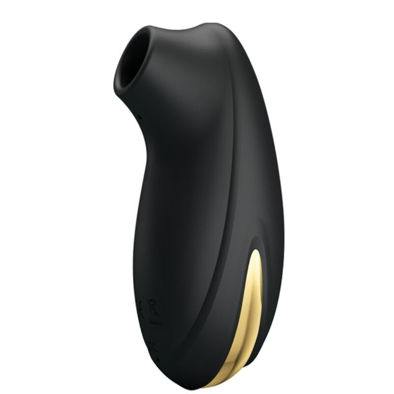 PRETTY LOVE - MASSAGGIATORE AD ASPIRAZIONE DI LUSSO RICARICABILE NERO PRETTY LOVE - MASSAGGIATORE AD ASPIRAZIONE DI LUSSO RICARICABILE NERO