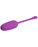 PRETTY LOVE - UOVO VIBRANTE CON TEXTURE MARINA RICARICABILE VIOLA