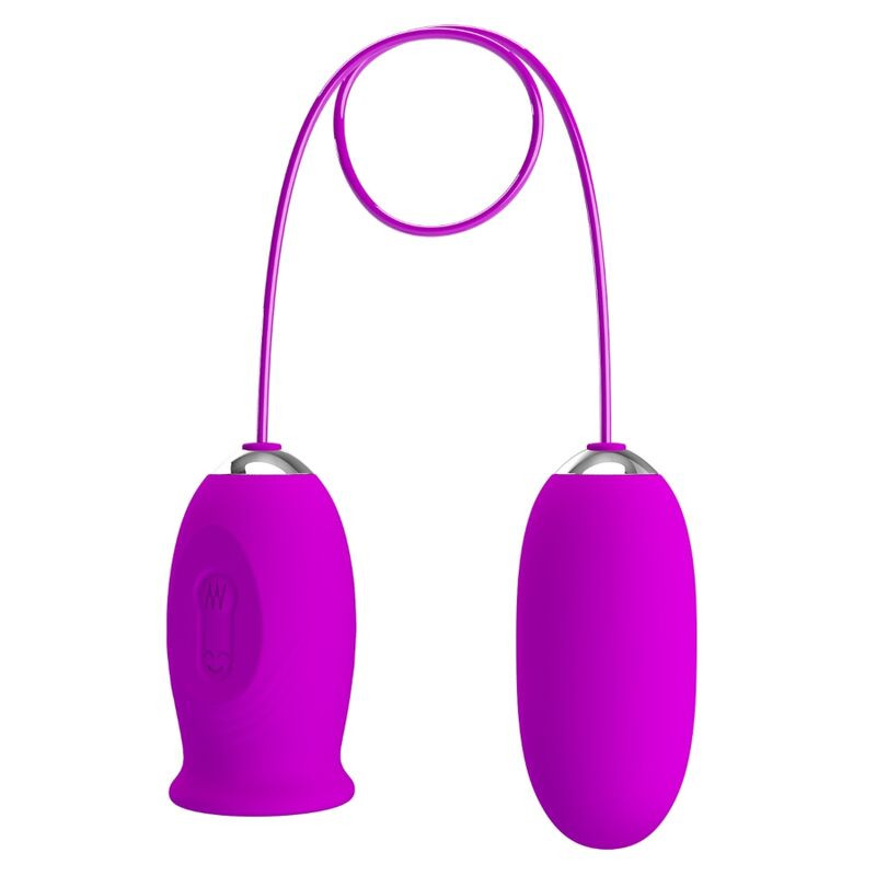 PRETTY LOVE - VIBRATORE RICARICABILE DAISY DUAL EGG VIOLA PRETTY LOVE - VIBRATORE RICARICABILE DAISY DUAL EGG VIOLA