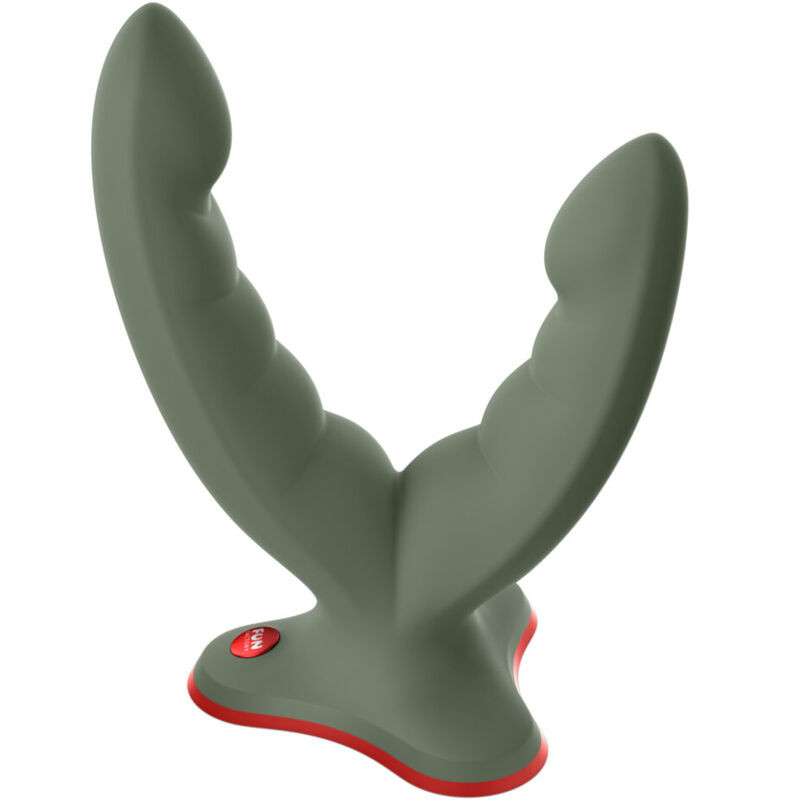 FUN FACTORY - DOPPIO DILDO E MASSAGGIATORE RYDE NERO FUN FACTORY - DOPPIO DILDO E MASSAGGIATORE RYDE NERO