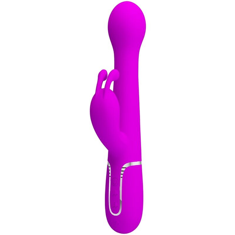 PRETTY LOVE - VIBRATORE DEJON RABBIT 3 IN 1 VIOLA MULTIFUNZIONE PRETTY LOVE - VIBRATORE DEJON RABBIT 3 IN 1 VIOLA MULTIFUNZIONE