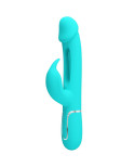 PRETTY LOVE - VIBRATORE DEJON RABBIT 3 IN 1 MULTIFUNZIONE VERDE ACQUA PRETTY LOVE - VIBRATORE DEJON RABBIT 3 IN 1 MULTIFUNZIONE VERDE ACQUA