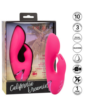 CALIFORNIA EXOTICS - SO. VIBRATORE CAL SUNSHINE RABBIT FUCSIA DI CALIFORNIA DREAMING