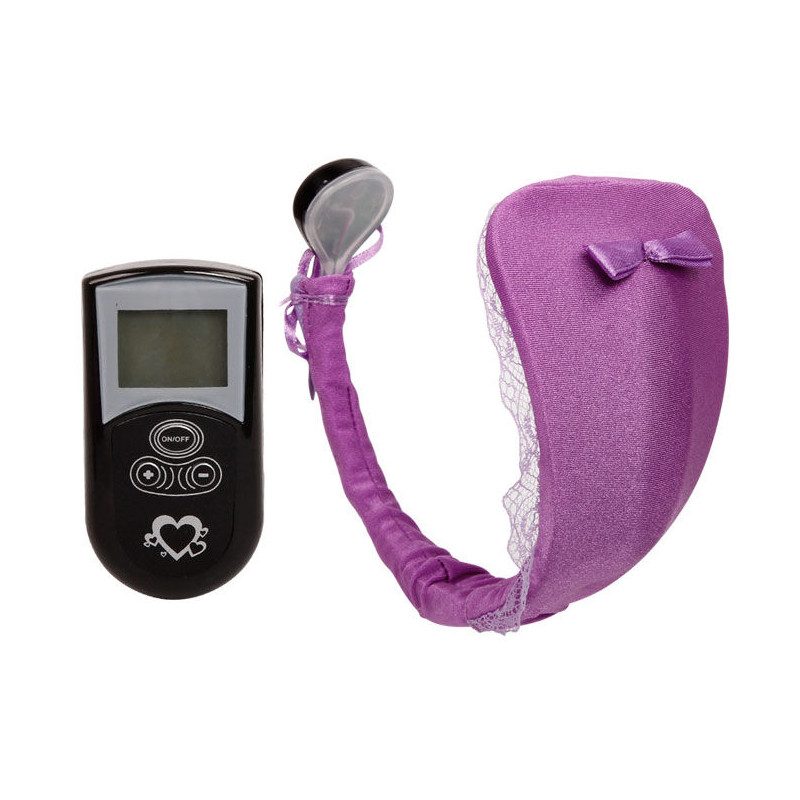 BAILE - PERIZOMA CON VIBRATORE CON TELECOMANDO LILLA BAILE - PERIZOMA CON VIBRATORE CON TELECOMANDO LILLA