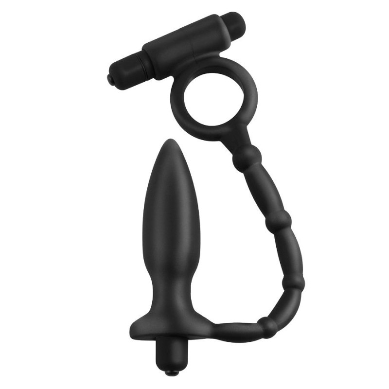ANAL FANTASY - MINI STIMOLATORE ANALE CON ANELLO E BULLET VIBRANTE ANAL FANTASY - MINI STIMOLATORE ANALE CON ANELLO E BULLET VIBRANTE