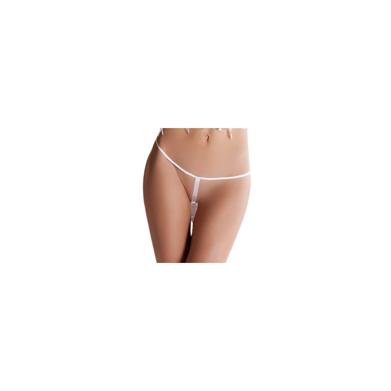PASSION - MICRO PERIZOMA BIANCO TAGLIA UNICA PASSION - MICRO PERIZOMA BIANCO TAGLIA UNICA