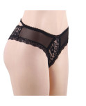 QUEEN LINGERIE - MUTANDINE IN PIZZO FLOREALE L/XL QUEEN LINGERIE - MUTANDINE IN PIZZO FLOREALE L/XL