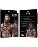 FETISH SUBMISSIVE ATTITUDE - IMBRACATURA PETTO IN ECOPELLE DA UOMO FETISH SUBMISSIVE ATTITUDE - IMBRACATURA PETTO IN ECOPELLE DA UOMO