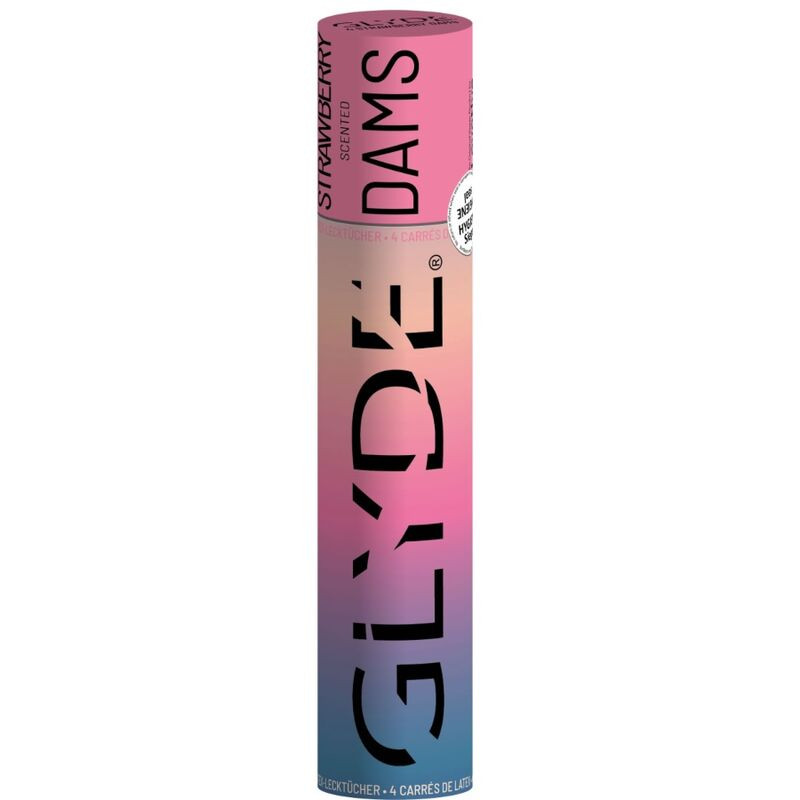 SHEER GLYDE - DAMS LAMINAS LATTICE SESSO ORALE FRAGOLA SHEER GLYDE - DAMS LAMINAS LATTICE SESSO ORALE FRAGOLA