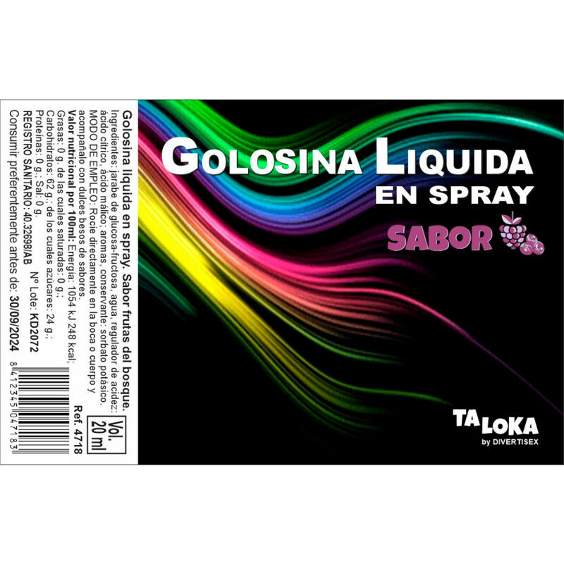 TALOKA - SPRAY LIQUIDO PER CARAMELLE AI BACCHE TALOKA - SPRAY LIQUIDO PER CARAMELLE AI BACCHE