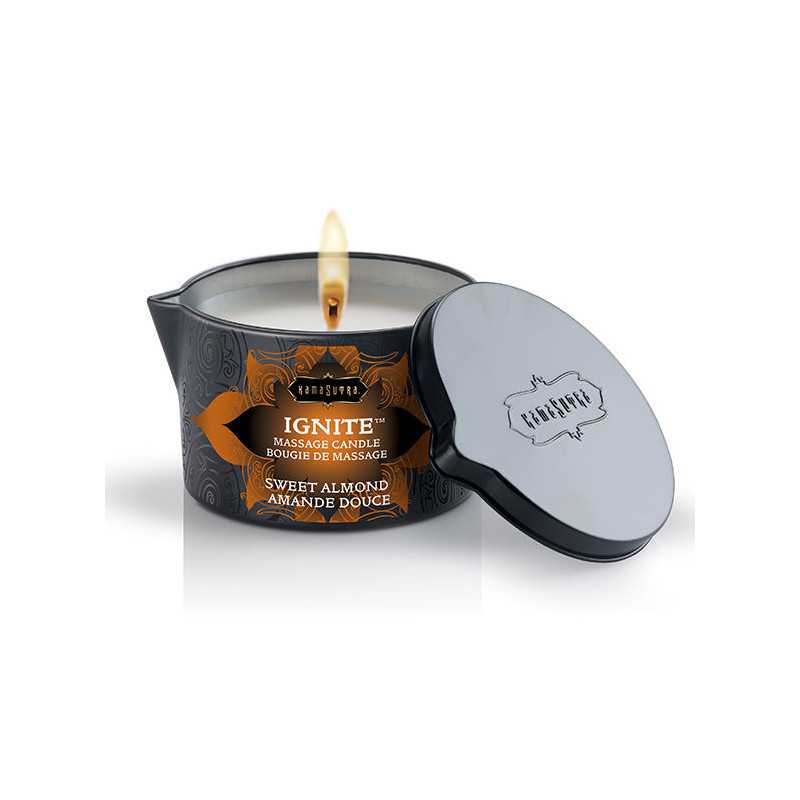 KAMASUTRA - CANDELA DA MASSAGGIO ALLA MANDORLA MEDITERRANEA 170GR KAMASUTRA - CANDELA DA MASSAGGIO ALLA MANDORLA MEDITERRANEA 170GR