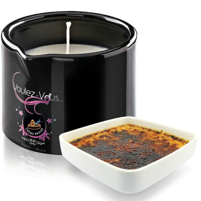 VOULEZ-VOUS - CANDELA DA MASSAGGIO CRÈME BRULÉE 120 ML VOULEZ-VOUS - CANDELA DA MASSAGGIO CRÈME BRULÉE 120 ML