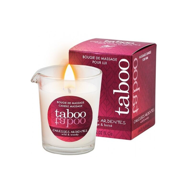 RUF - LA CANDELA DA MASSAGGIO TABOO PER LUI ACCAREZZA LAROMA DI FELCE ARDENTES RUF - LA CANDELA DA MASSAGGIO TABOO PER LUI ACCAREZZA LAROMA DI FELCE ARDENTES