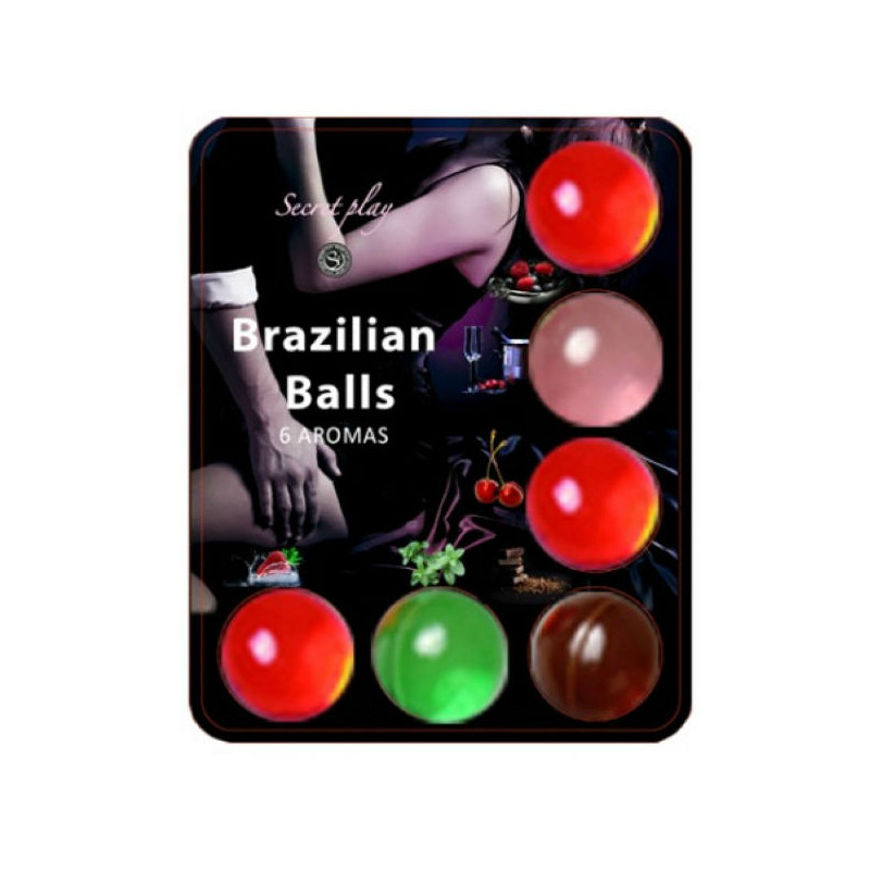 SECRETPLAY - BRASILLIAN BALLS LUBRIFICANTE HOT BALLS 6 UNITÀ SECRETPLAY - BRASILLIAN BALLS LUBRIFICANTE HOT BALLS 6 UNITÀ