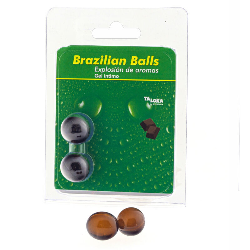 TALOKA - 2 SFERE BRASILIANE GEL INTIMO AL CIOCCOLATO TALOKA - 2 SFERE BRASILIANE GEL INTIMO AL CIOCCOLATO
