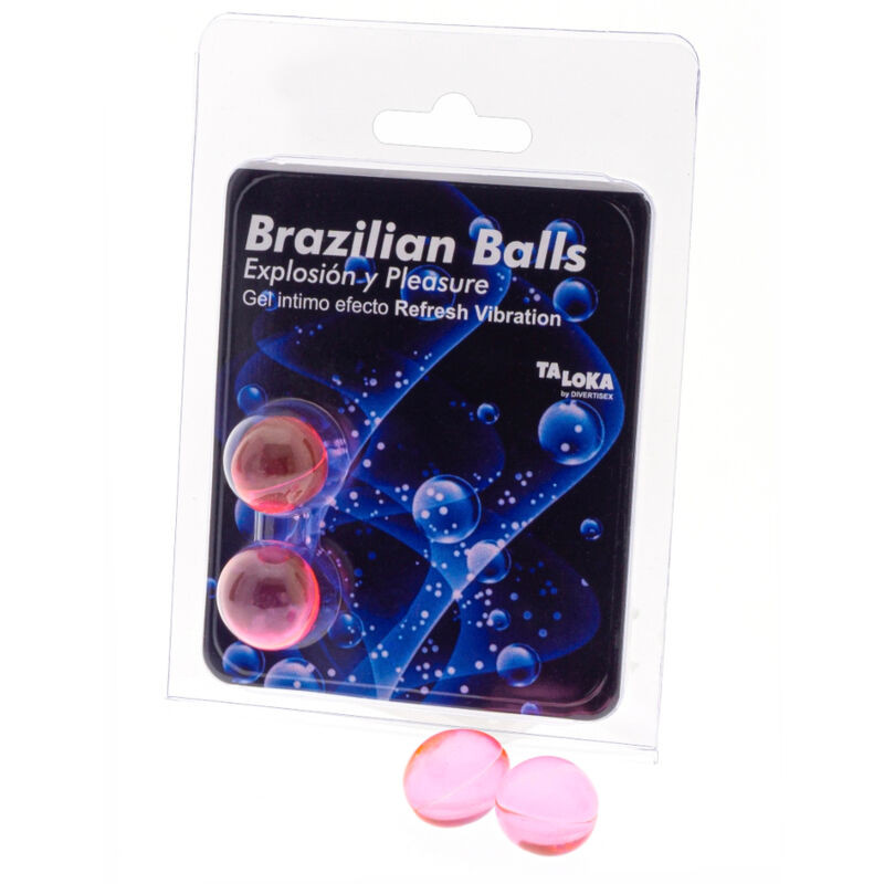 TALOKA - 2 SFERE BRASILIANE RINFRESCANO EFFETTO VIBRANTE EMOZIONANTE GEL TALOKA - 2 SFERE BRASILIANE RINFRESCANO EFFETTO VIBRANTE EMOZIONANTE GEL