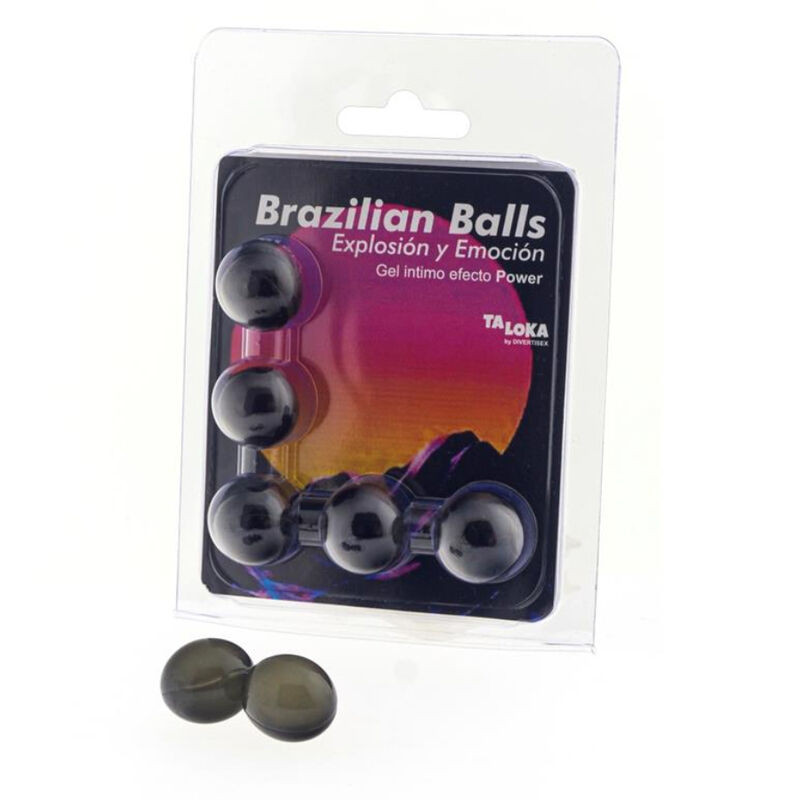 TALOKA - 5 SFERE BRASILIANE GEL EMOZIONANTE EFFETTO POWER TALOKA - 5 SFERE BRASILIANE GEL EMOZIONANTE EFFETTO POWER