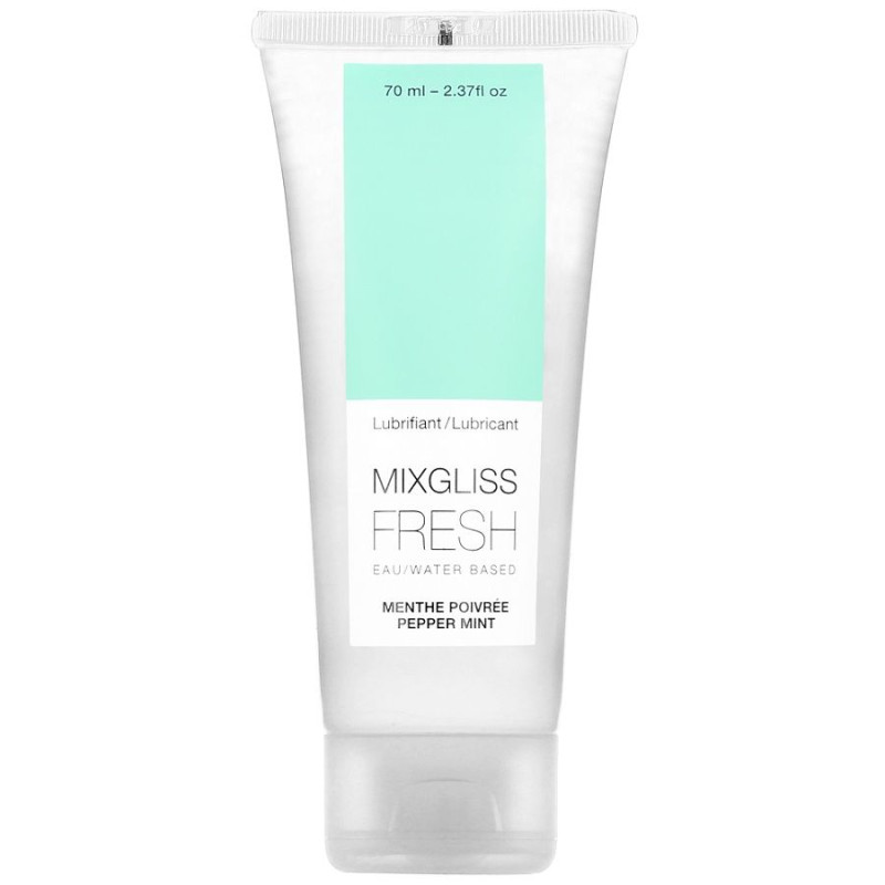 MIXGLISS - LUBRIFICANTE A BASE ACQUA EFFETTO FREDDO GUSTO MENTA 70 ML MIXGLISS - LUBRIFICANTE A BASE ACQUA EFFETTO FREDDO GUSTO MENTA 70 ML