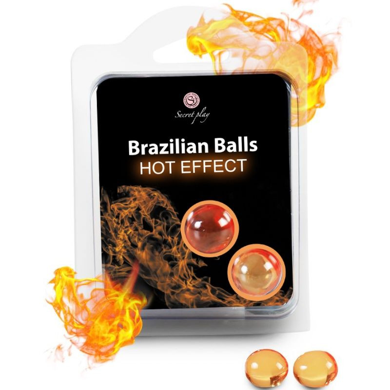SECRETPLAY - PALLINE BRASILIANE EFFETTO RISCALDANTE 2 UNITÀ SECRETPLAY - PALLINE BRASILIANE EFFETTO RISCALDANTE 2 UNITÀ
