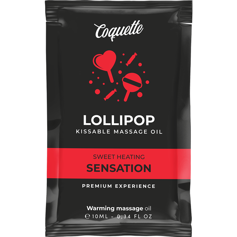 COQUETTE CHIC DESIRE - OLIO DA MASSAGGIO POCKET KISSABLE CON EFFETTO CALORE LOLLIPOP 10 ML COQUETTE CHIC DESIRE - OLIO DA MASSAGGIO POCKET KISSABLE CON EFFETTO CALORE LOLLIPOP 10 ML
