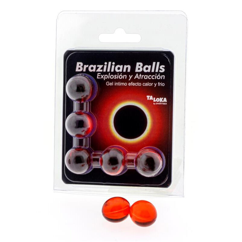 TALOKA - 5 SFERE BRASILIANE GEL EMOZIONANTE EFFETTO CALDO E FREDDO TALOKA - 5 SFERE BRASILIANE GEL EMOZIONANTE EFFETTO CALDO E FREDDO