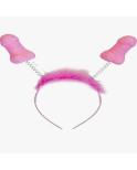 DIABLO PICANTE - 6 UNITÀ ANTENNE PITO ROSA GLITTER DIABLO PICANTE - 6 UNITÀ ANTENNE PITO ROSA GLITTER