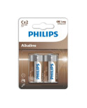 PHILIPS - BATTERIE ALCALINE C LR14 BLISTER*2 PHILIPS - BATTERIE ALCALINE C LR14 BLISTER*2