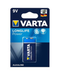 VARTA - LONGLIFE POWER BATTERIA ALCALINA 9V LR61 1 UNITÀ VARTA - LONGLIFE POWER BATTERIA ALCALINA 9V LR61 1 UNITÀ