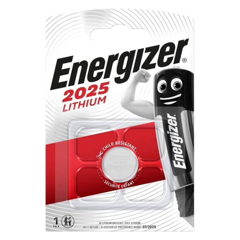 ENERGIZER - BATTERIA LITIO A TASTO CR2025 3V 1 UNIT ENERGIZER - BATTERIA LITIO A TASTO CR2025 3V 1 UNIT