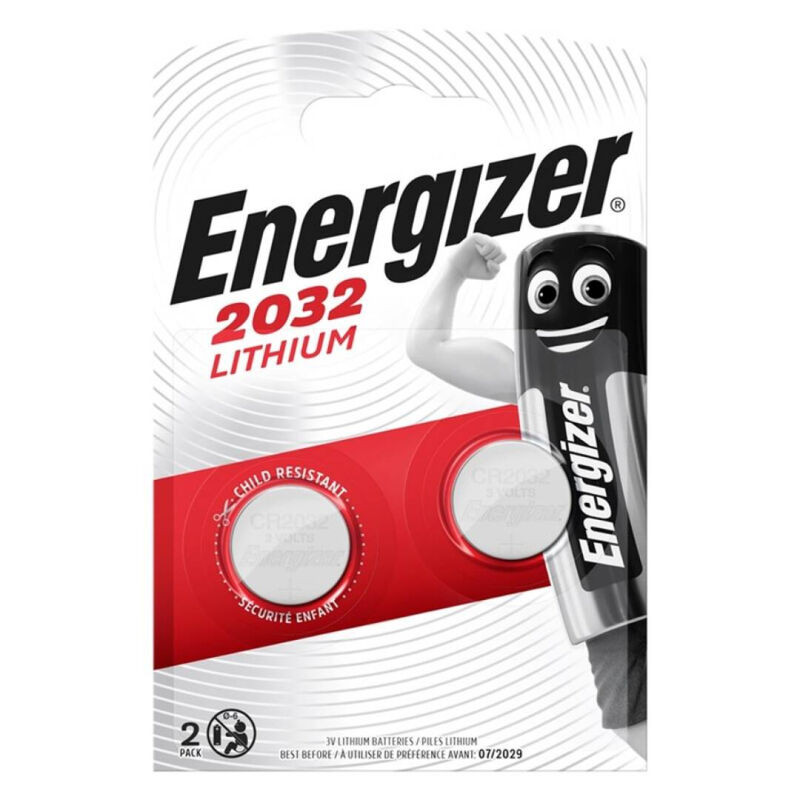 ENERGIZER - BATTERIA LITIO A TASTO CR2032 3V 2 UNIT ENERGIZER - BATTERIA LITIO A TASTO CR2032 3V 2 UNIT