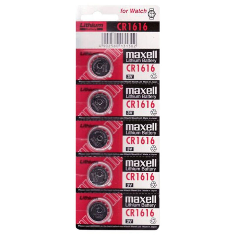 MAXELL - BATTERIA LITIO CR1616 3V 5UDS MAXELL - BATTERIA LITIO CR1616 3V 5UDS