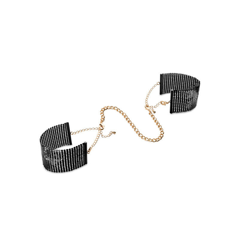 BIJOUX - DÉSIR MÉTALLIQUE MANETTE IN RETE DI METALLO NERO BIJOUX - DÉSIR MÉTALLIQUE MANETTE IN RETE DI METALLO NERO